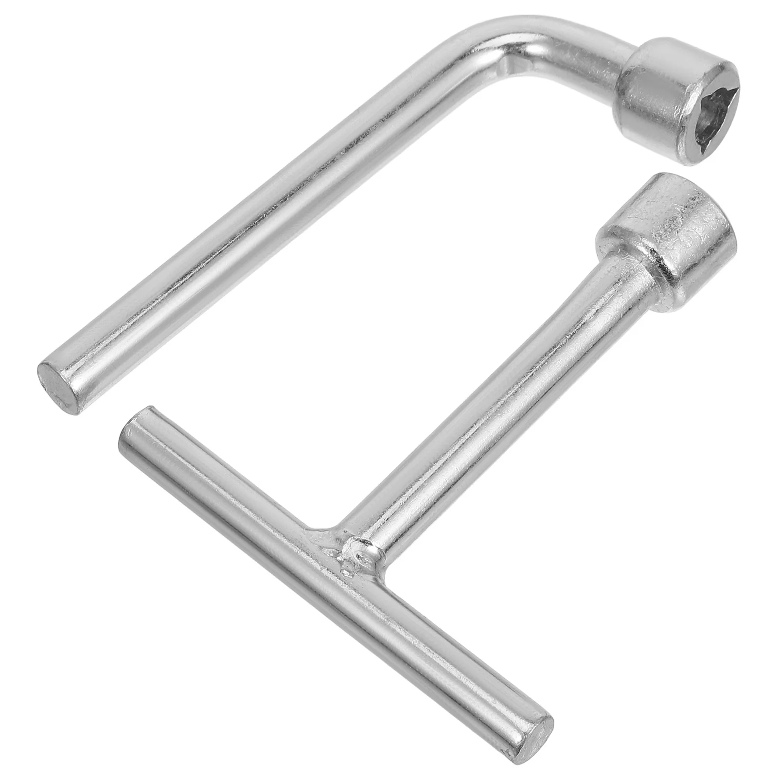 

2Pcs Triangular Socket Key Heavy Duty Stainless Steel Elevator Door Electrical Cabinet Water Meter Box Control Panel Lock