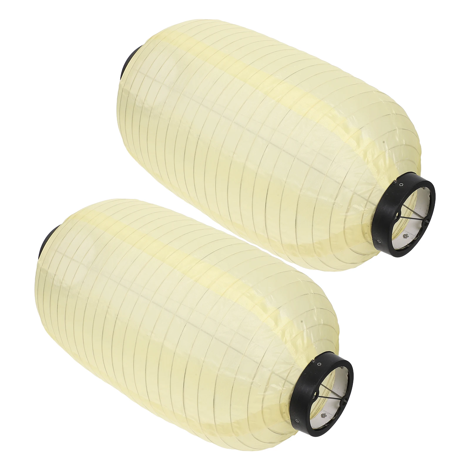 

2 Pcs Waterproof Silk Lanterns Beautiful Lantern Japanese Style Decorative Hanging Indoor Outdoor Home Restaurant