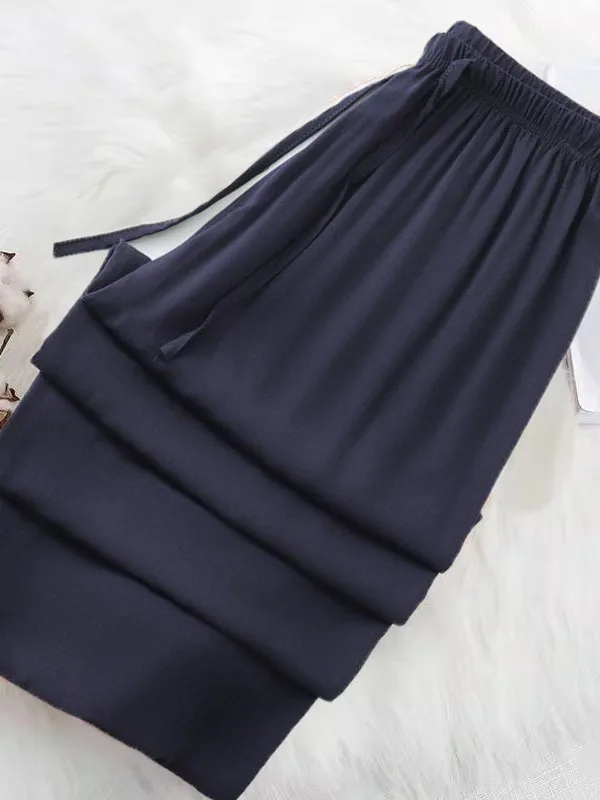 

New Women's Long Pants Spring Summer Thin Skin-friendly Artificial Cotton Casual Pants Silk Cotton Leisure Walking Pants Home...