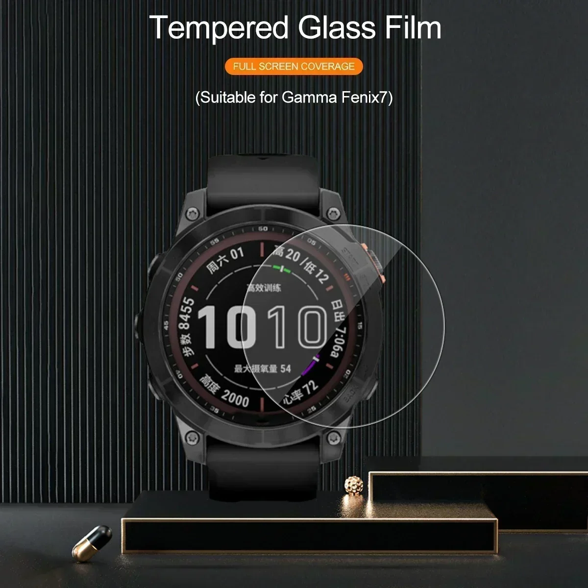 Garmin Fenix 7,7x,7s,6x,6s pro,6,6 s,スマートウォッチ用のサファイアHDスクリーン保護フィルム