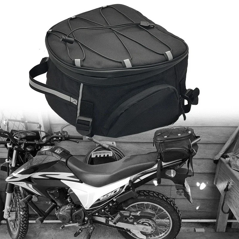 

Motorcycle Helmet Bag Multifunctional Large Capacity Waterproof Rear Seat Bag Suitable for R1200GS R1250GS
