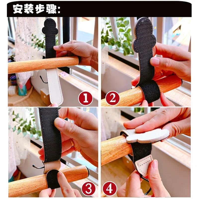 1/2 stücke PU Leder Baby Tasche Kinderwagen Haken Kinderwagen drehen 360 Grad drehbare Wagen Organizer Kinderwagen Haken häkeln Kinderwagen Zubehör – Detail 6