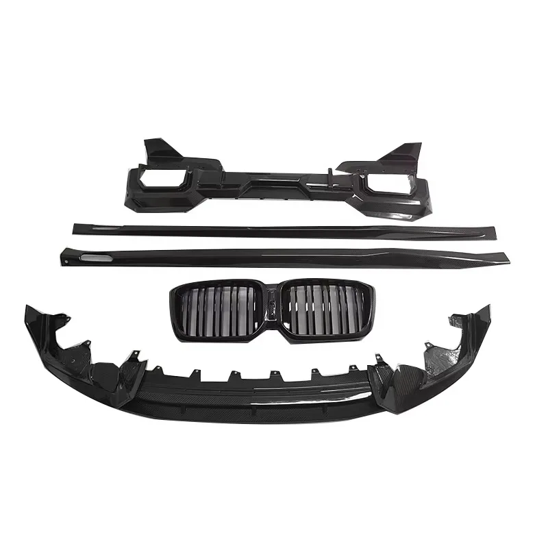 

High Quality Dry Carbon Fiber Front Lip Side Skirt Rear Diffuser Grille for X3 G01 Dry Carbon Fiber Kit for X3 G01 LCI 2022+