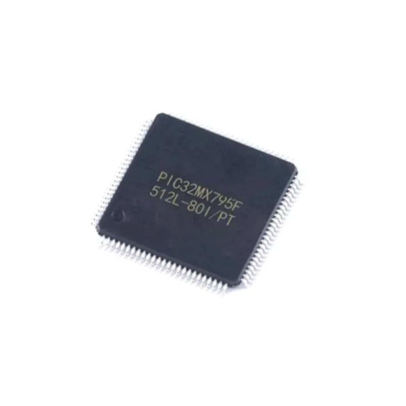 PIC32MX795F512L-80I/PT Package QFP100 microcontroller PIC32MX795F512L-80I New IC