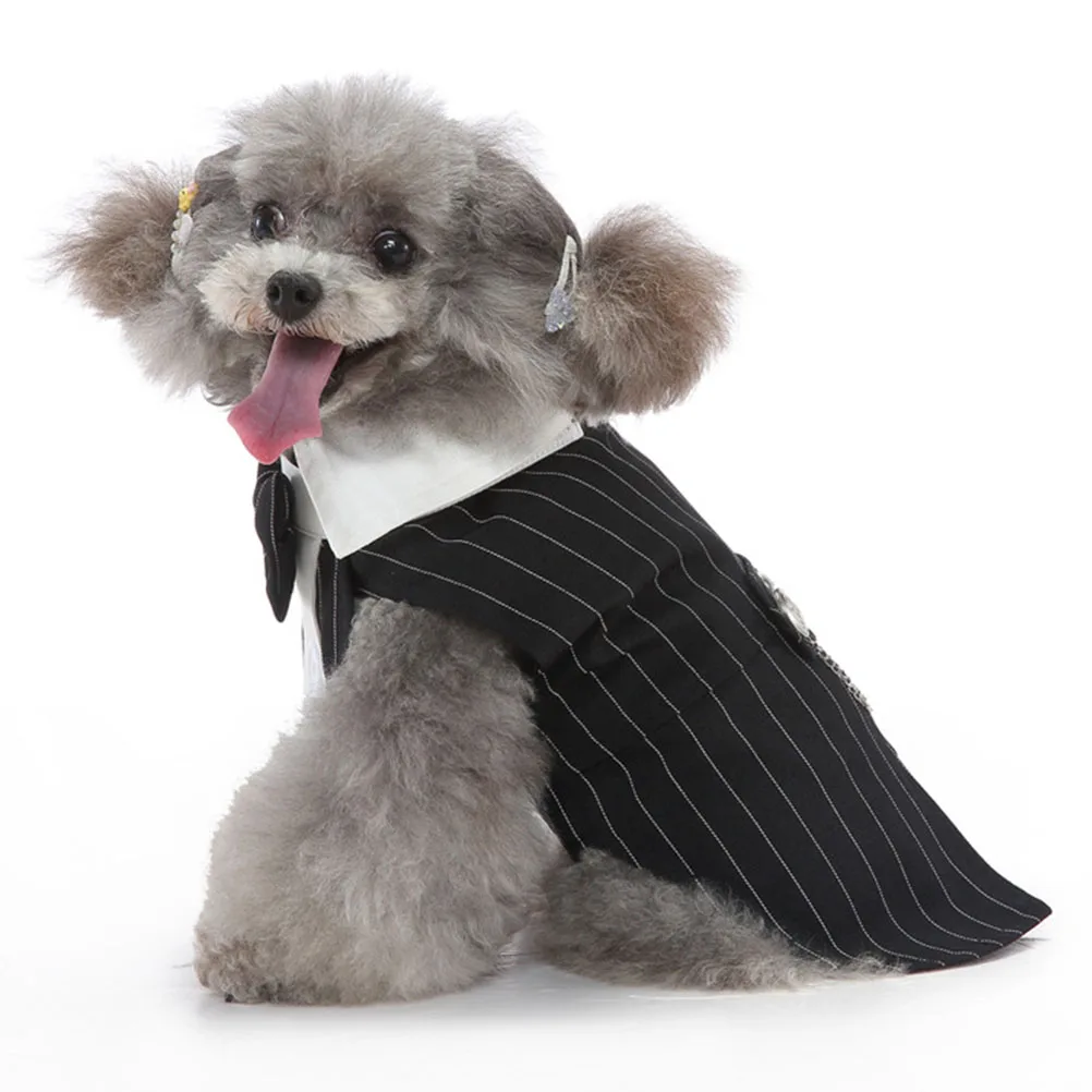 

Dog Formal Tuxedo Suit Soft Premium Material Stylish Design with Bow Tie Perfect for Weddings Parties Special Occasions Small