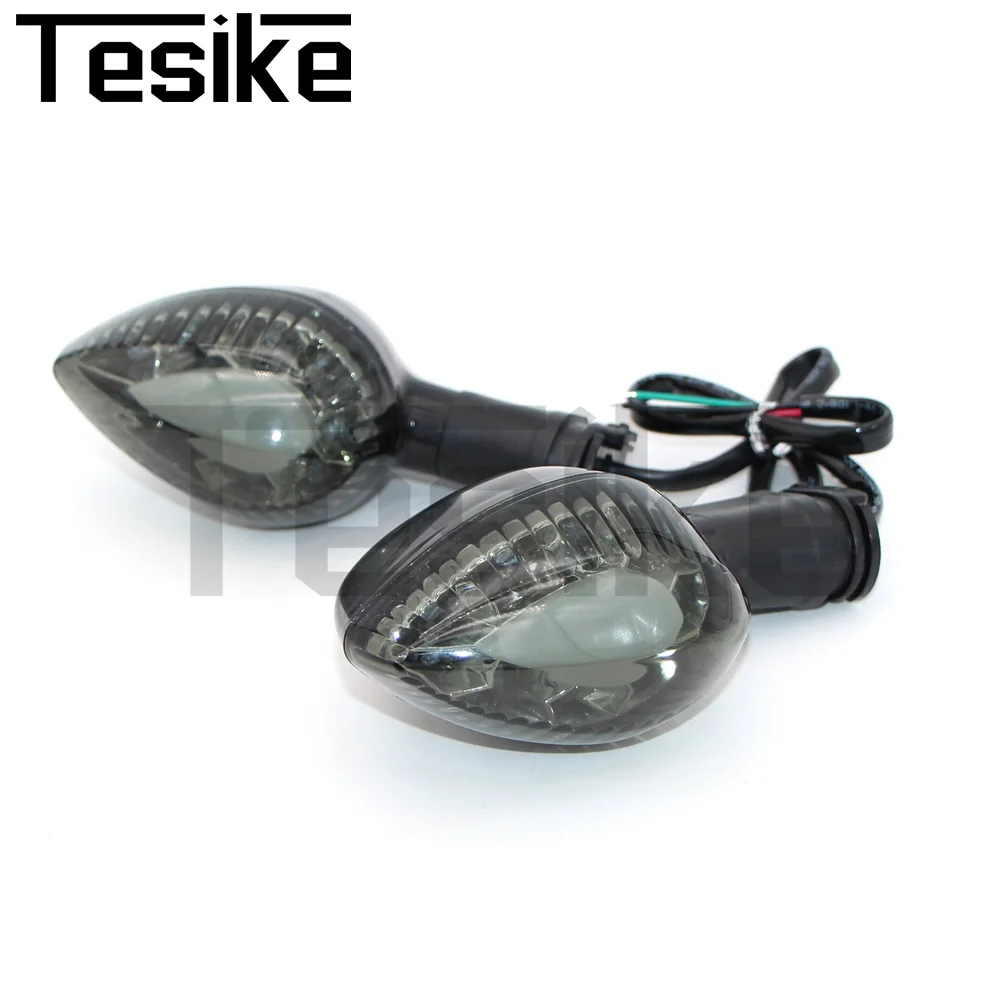 Smoke/Clear/Amber Side LED Turn Signal Indicator Light For Yamaha FJ 09 FZ 09 FZ 16 MT 01 MT 03 YZF R3 YZF R25 WR250X TDM900