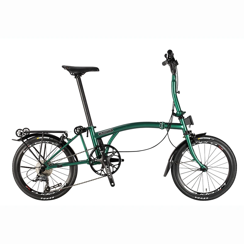 

20inch Tri-folding Bike 9speed Foldable Bicycle Molybdenum Steel Frame Ybar M bar 9S Mini Light Weight Folding Bike