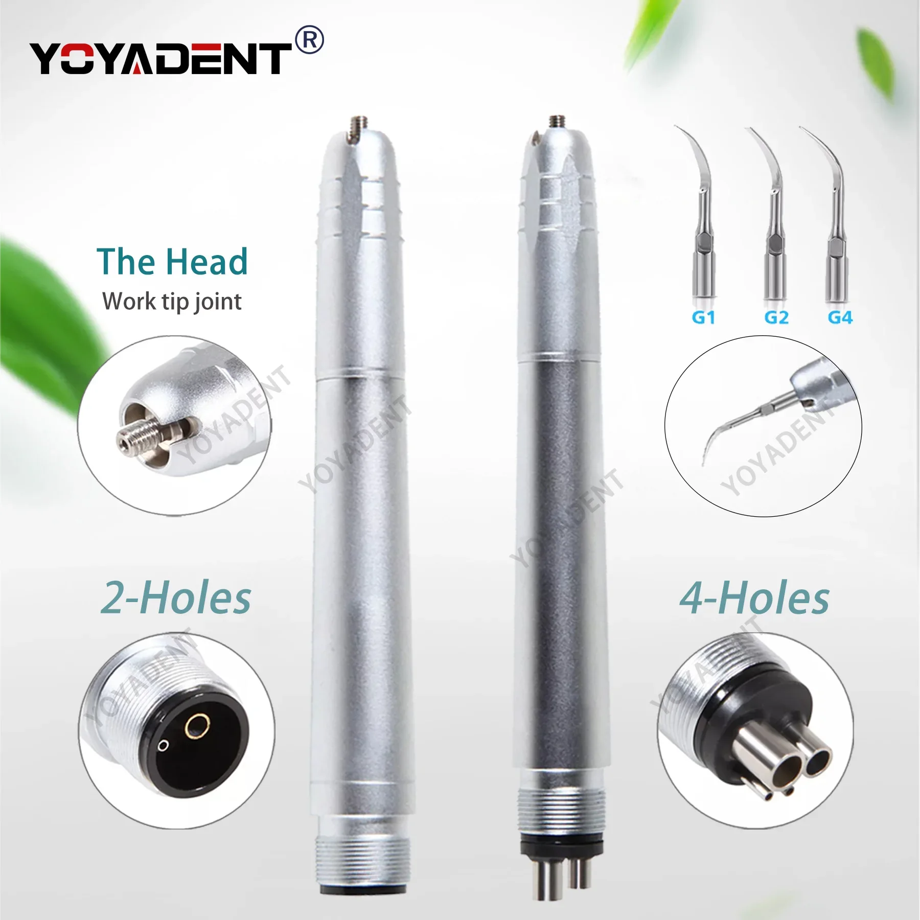 Dental Ultrasonic Scaler Handpiece NSK Style 2/4Holes Dentistry Tools For Removal Calculus