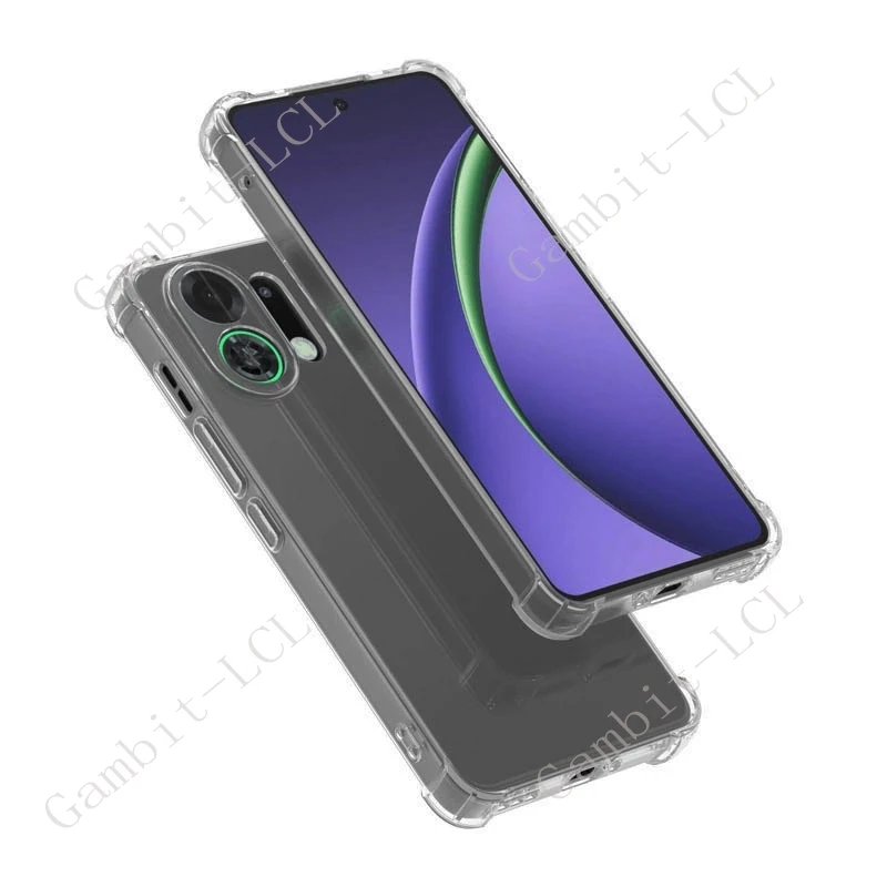 حافظة مضادة للسقوط لهاتف OPPO K13 Turbo Pro 2025 K13TurboPro PLE110 PLM110 غطاء خلفي أصلي مقاوم للصدمات من البولي يوريثان الناعم على K13 Turbo 5G
