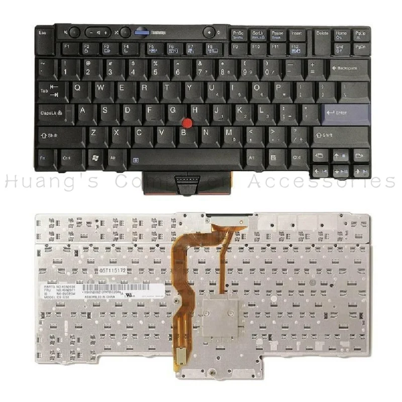 SS+New Original US Layout Laptop Keyboard PN:45N2141 For Lenovo Thinkpad T400S T410S