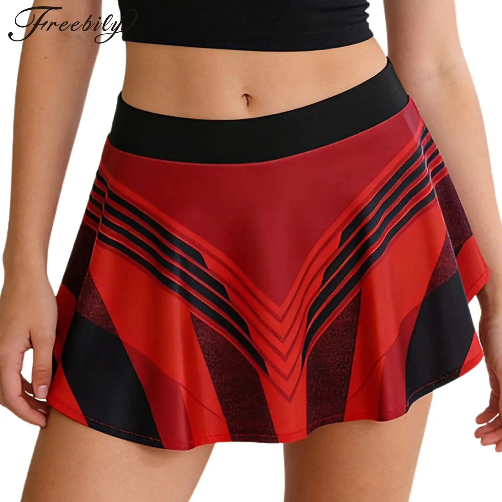 

Женская плиссированная теннисная юбка с высокой талией и встроенными шортами, юбка-шорты для единоборств, шорты для тайского бокса, юбка-шорты для гольфа в клетку