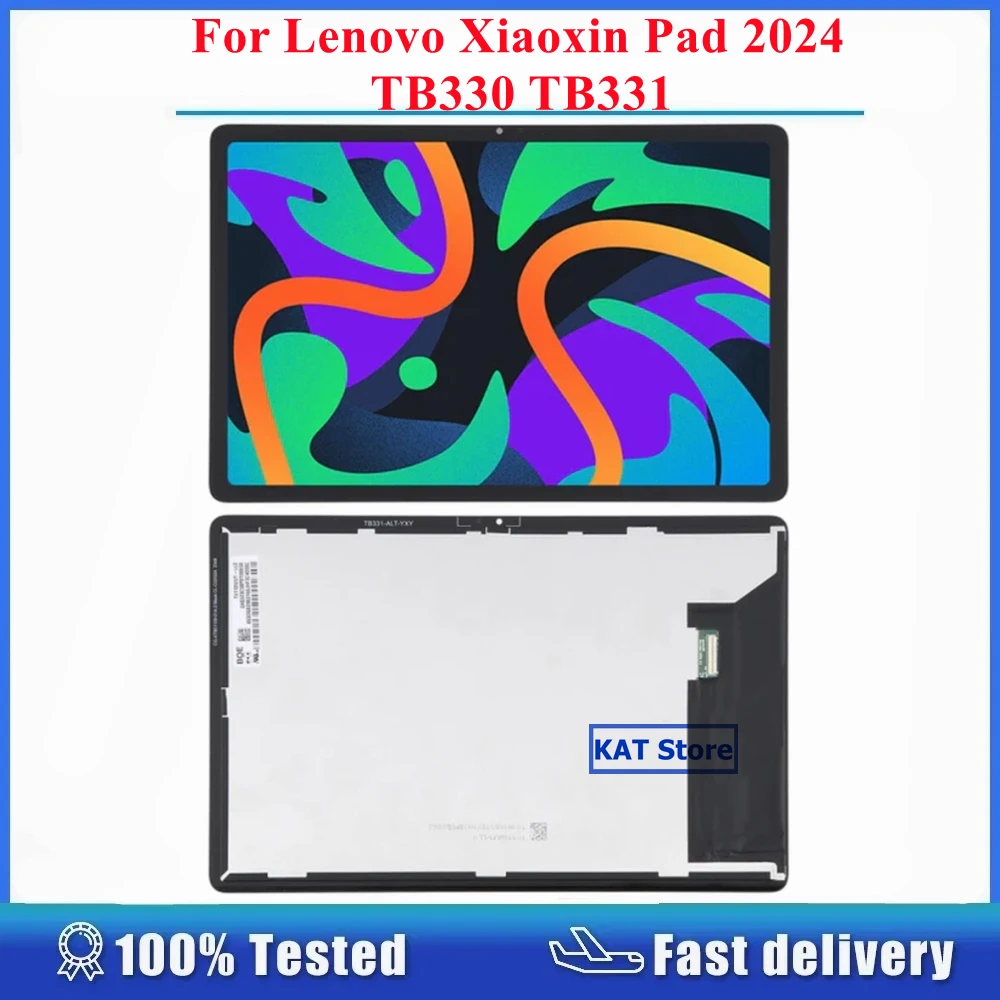 

Для Lenovo Xiaoxin Pad 2024, Tab M11 TB331FC TB330FU TB330 TB331, ЖК-экран, сенсорный дигитайзер, полная замена в сборе