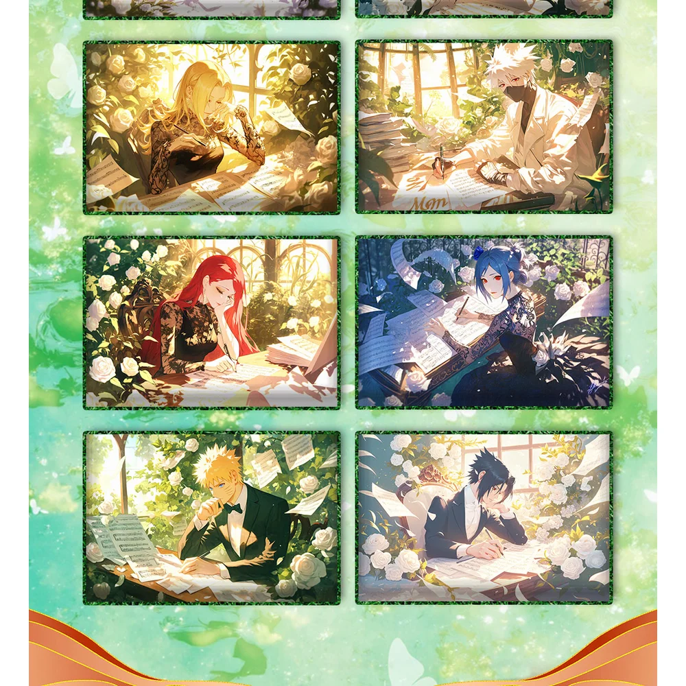 wholesale Meiying yinghua culture Naruto cartes de Collection Anime Art conseil cartes à jouer jeux enfants jouet cadeau