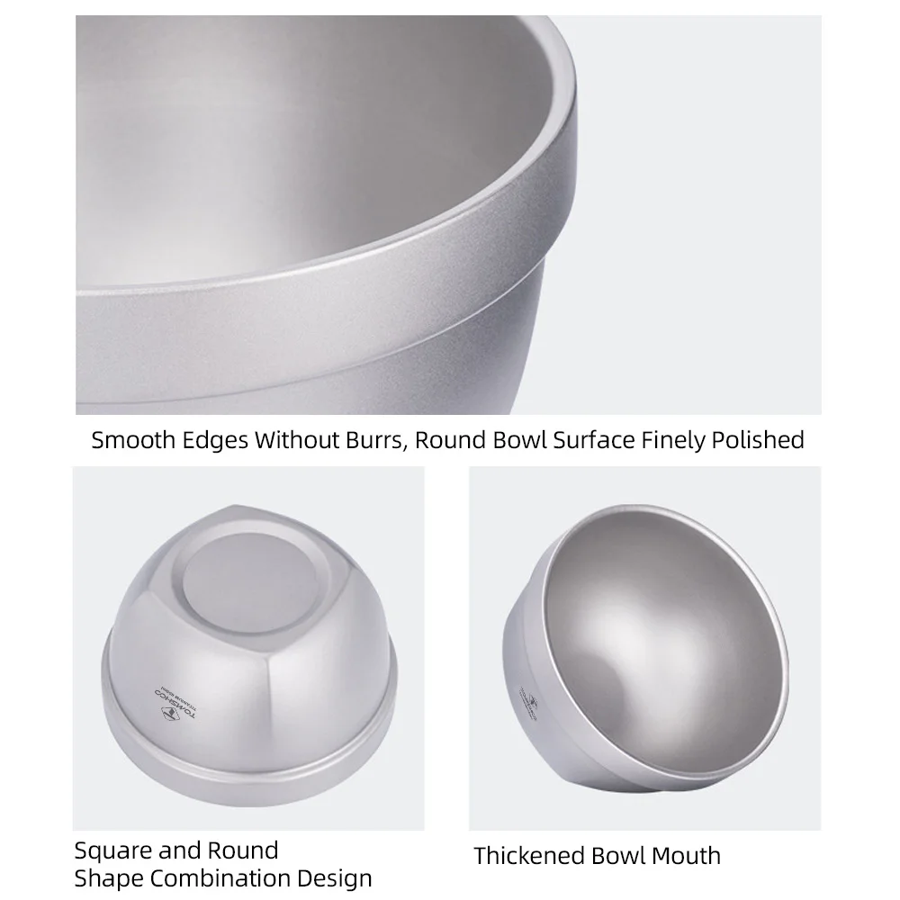 وعاء خفيف للغاية بطبقة مزدوجة للتخييم في الهواء الطلق والنزهات وسلطة شوربة الأرز بسعة 500 مل مقاوم للحرارة مع حقيبة تخزين #5