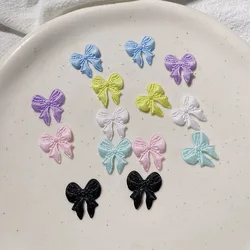 100Pcs Bowknot Padded Applique Children's Headband Hair Clip Accessories Shoes Hats Decoration Patches