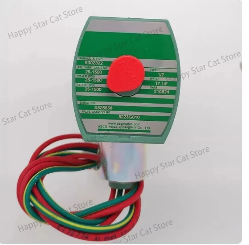 100% Brand new 8223G010 220V AC Solenoid Valve 2 Way Air Water Oil Pressure Fluid Control Accessory