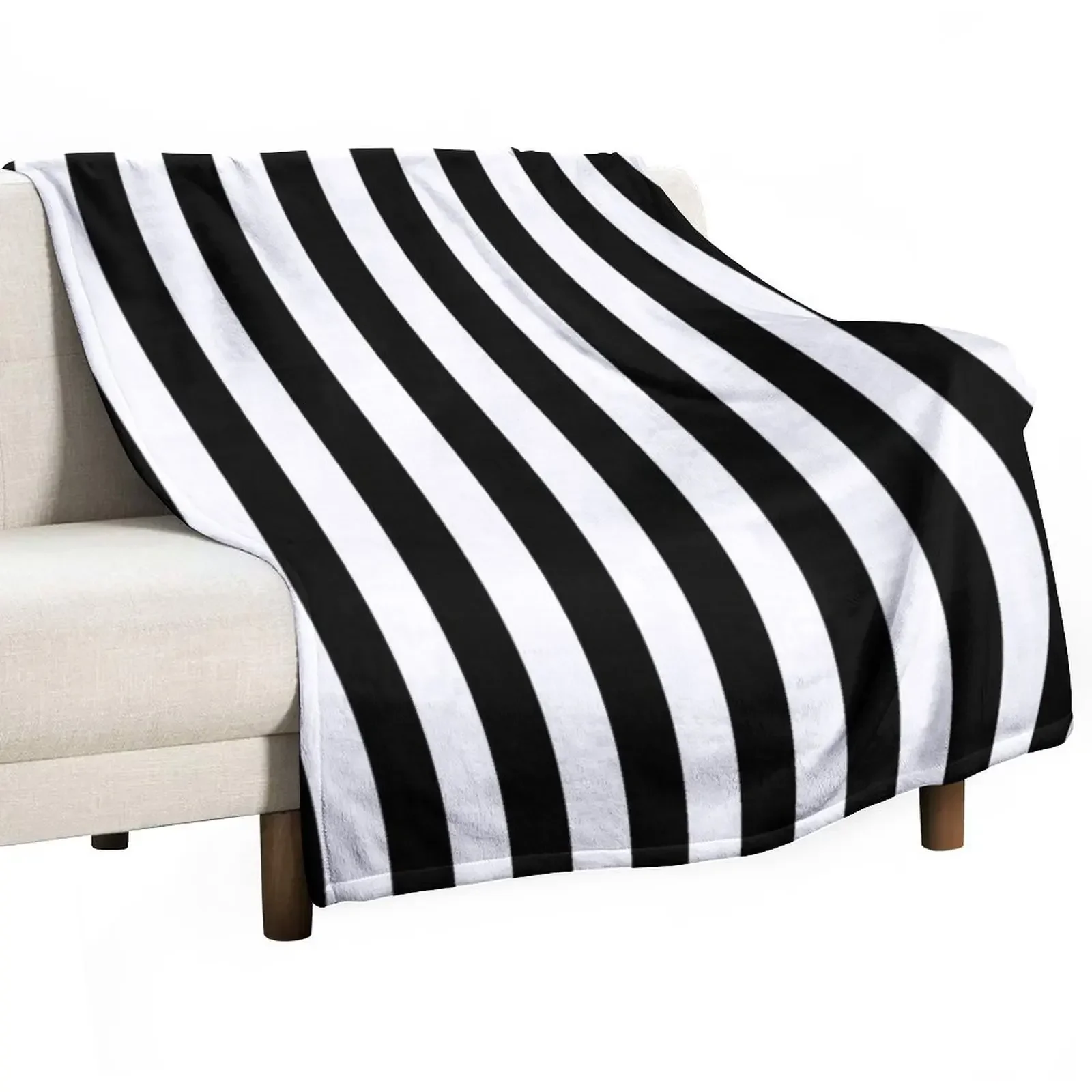 

Black and White Stripes Duvet Cover Throw Blanket christmas gifts Soft For Sofa Thin wednesday Blankets