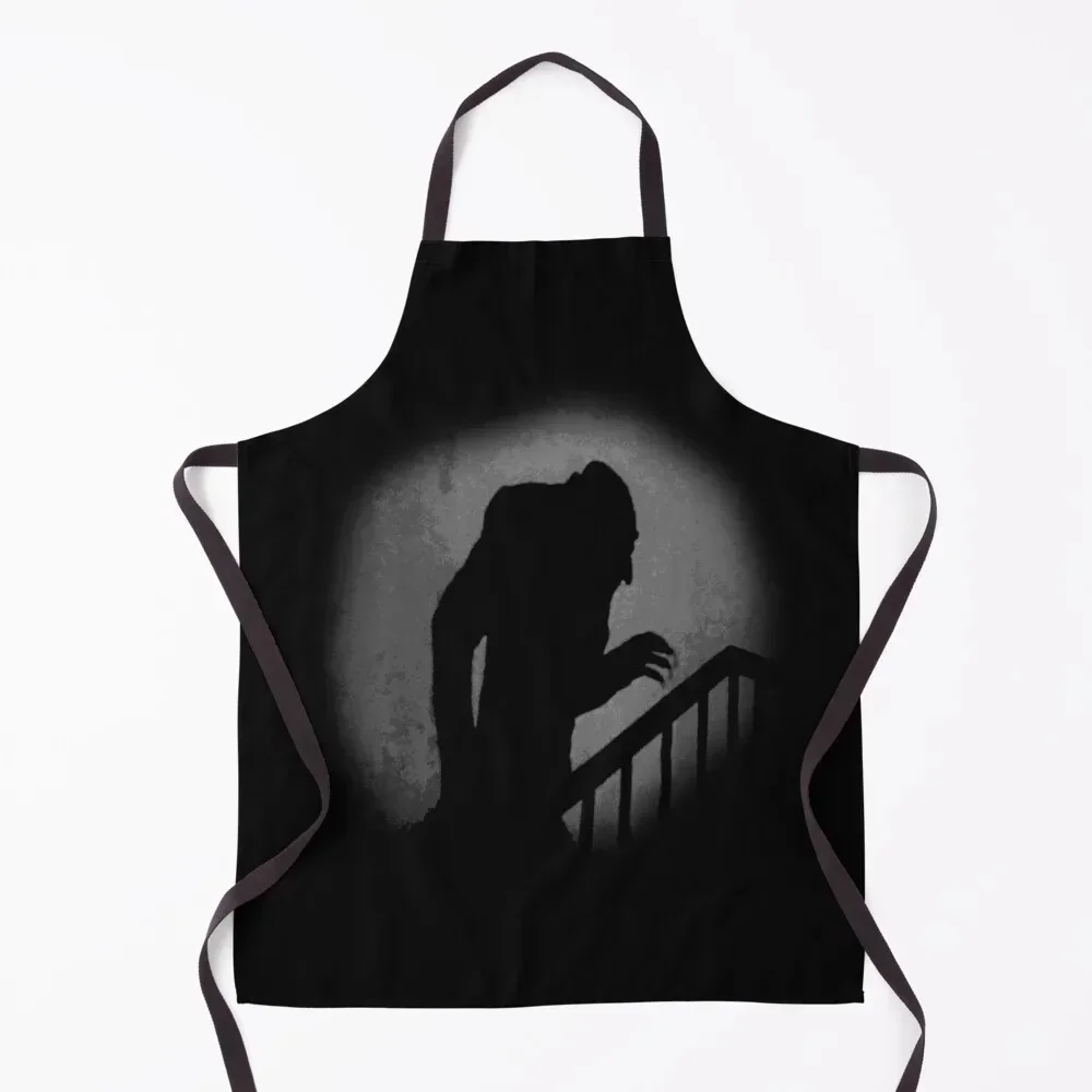 

Nosferatu Silhouette Apron Barber Kitchens Men Apron