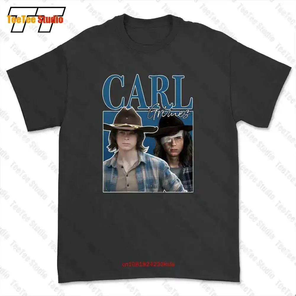 تي شيرت Carl Grimes 90S Walking Dead Chandler Riggs تي شيرت GWM4