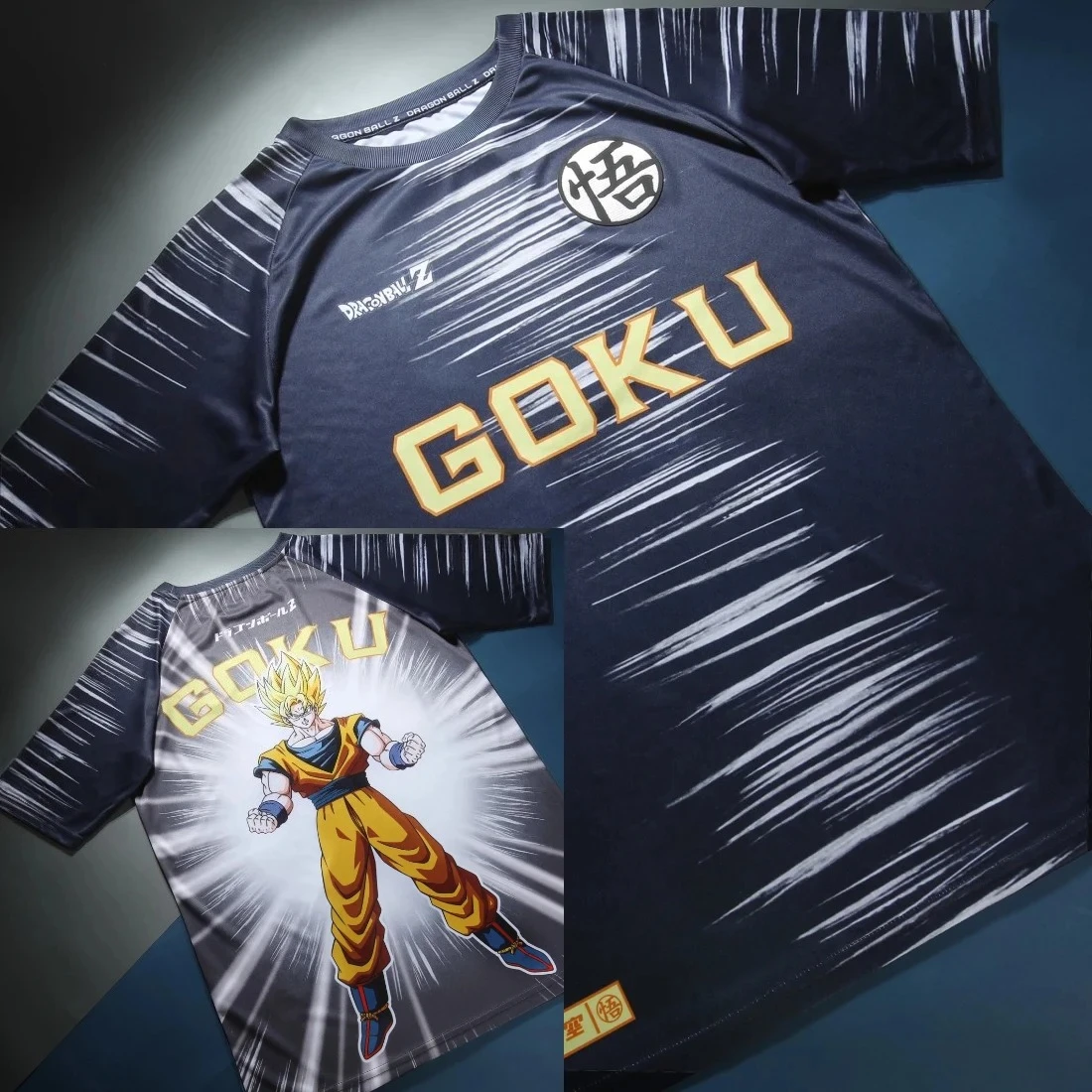 

Новая футболка с рисунком Dragon Ball, футбольный трикотаж в стиле аниме, летняя дышащая винтажная модная спортивная футболка большого размера для косплея Bandai