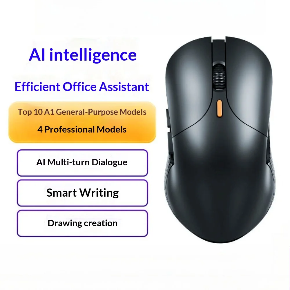 Tri-Mode Mouse Wireless Bluetooth 2.4G Wired Silent Rechargeable For Multi-Device PC Laptop Tablet Phone Universal Daily Use