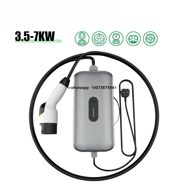 

3.5kw Portable EV Charger Type2 GB/T CCS1 CCS2 CHAdeMO 15kw 20kw 30kw 45kw 60kw Portable Fast EV Charger