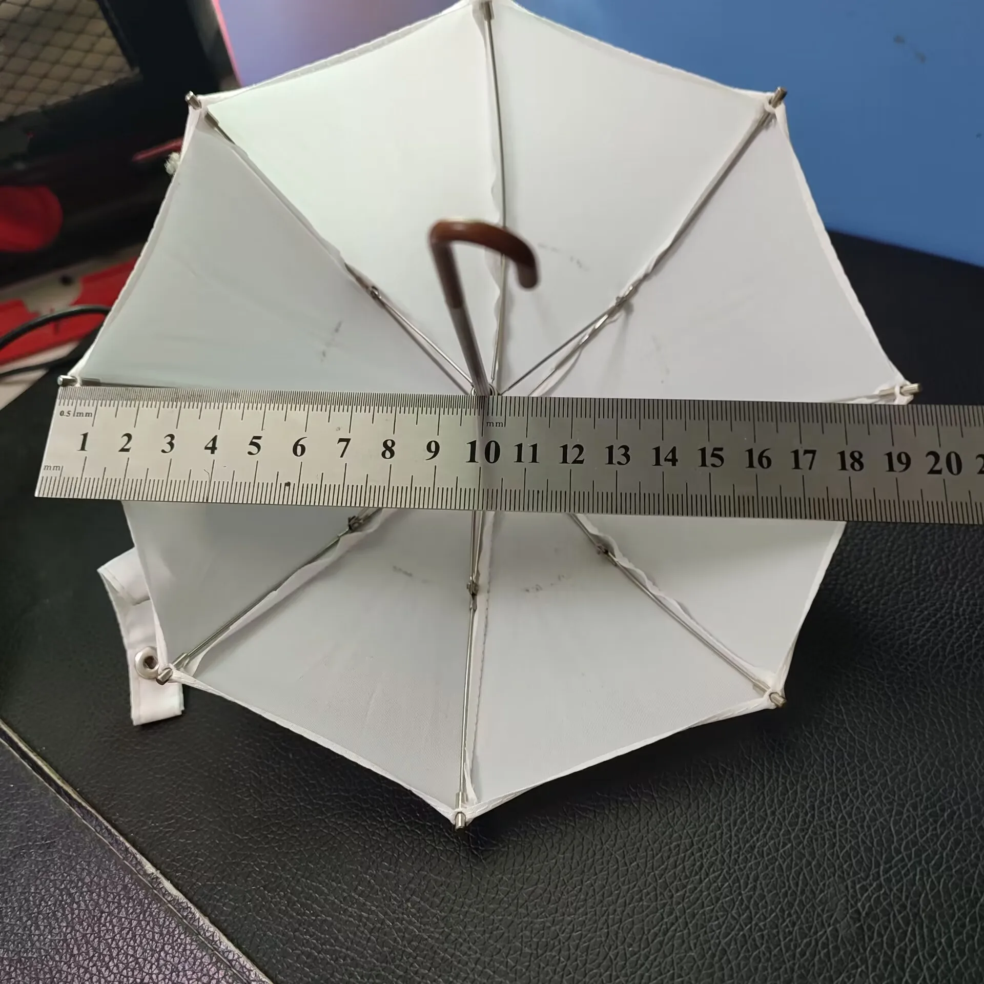 1:6 skala figurka akcesoria Mini parasol zabawki domek dla lalek parasolka na deszcz Model dla 12 Cal Body Action FigurDollhouse Parts