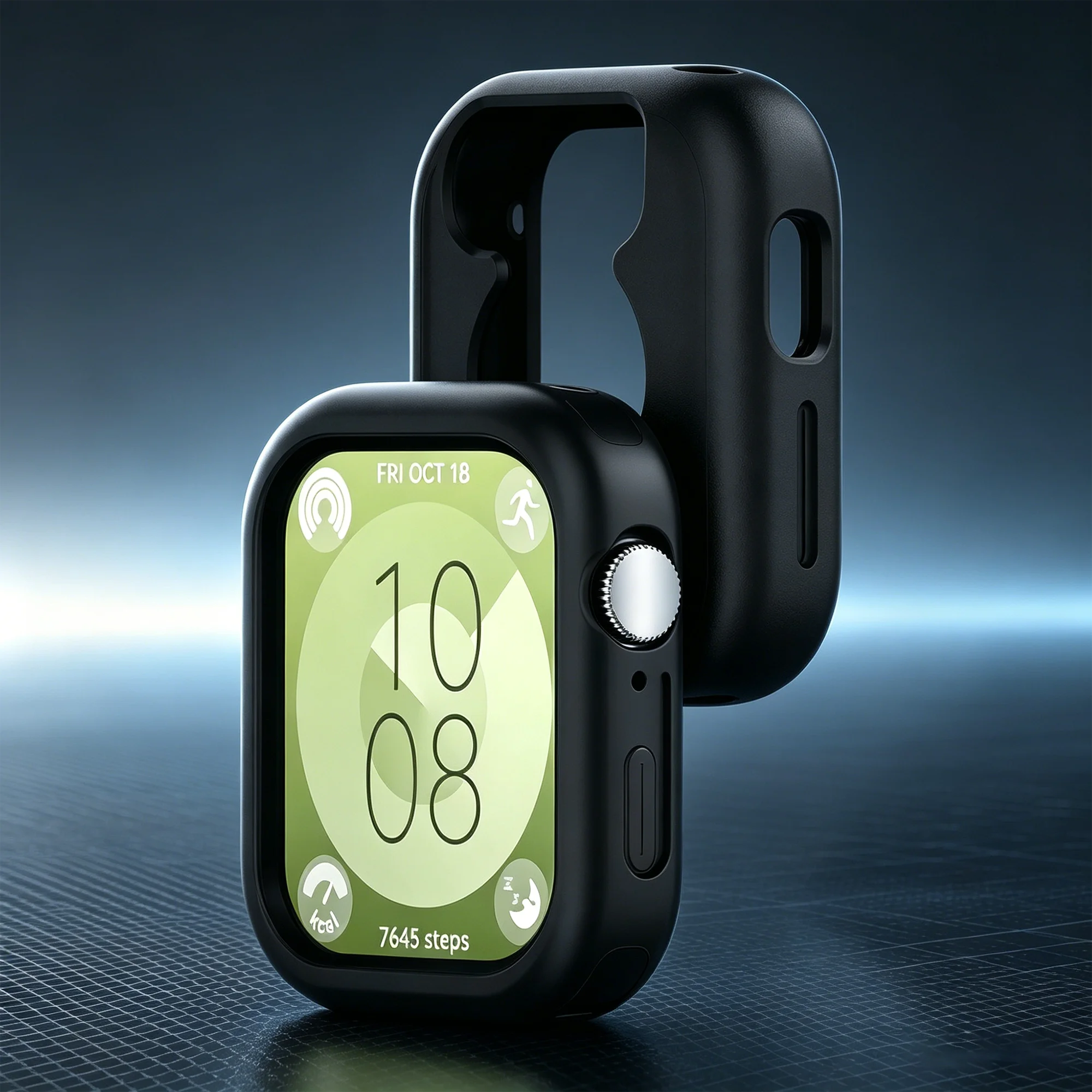 Soft TPU Silicone Case for Huawei Watch Fit 3 All-Round Protective Bumper Frame Cover Shockproof Drop Protection for Fit 3 bands