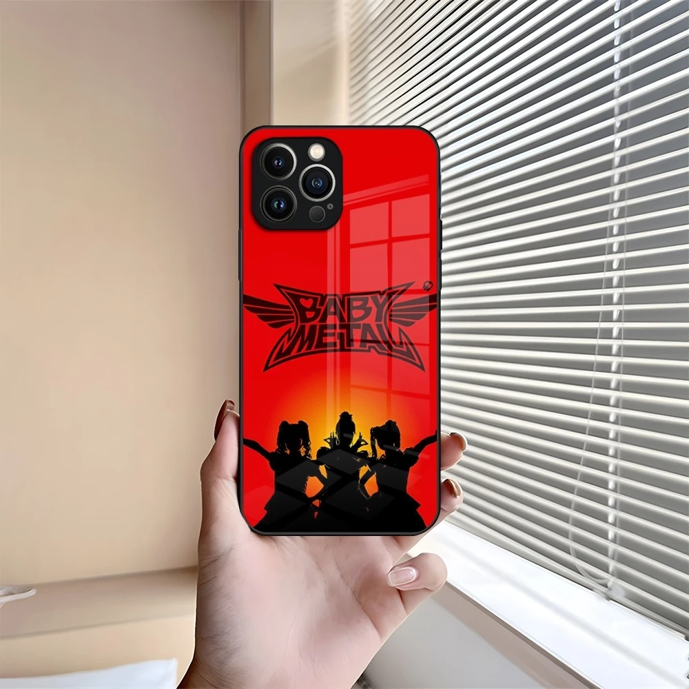 Singer B-Babymetal Phone Case For iPhone 13 15 16 14 12 11 Pro XS Max Plus Mini X XR SE2020 Tempered Glass Coque