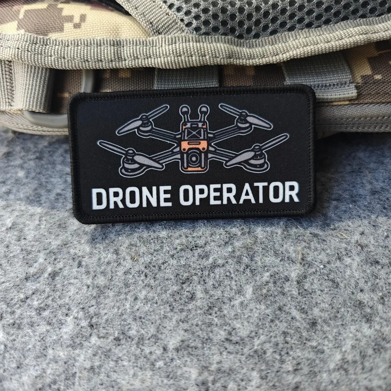 2026 New Patches, Drone Operator Morale Badges, For Clothing, Hats, Backpacks, etc., Hook and Loop