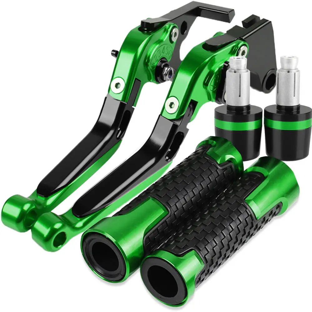 

For Kawasaki ER6N ER 6N ER-6N 2009 2010 2011 2012 - 2017 Motorcycle Adjustable Brake Clutch Levers Handle Handlebar Grips Ends