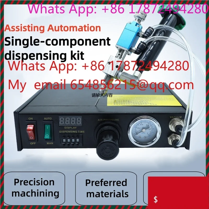 Industrial Pneumatic Dispensing System, Semi-automatic Glue Dispenser Machine with Controller and Dispensing Valve