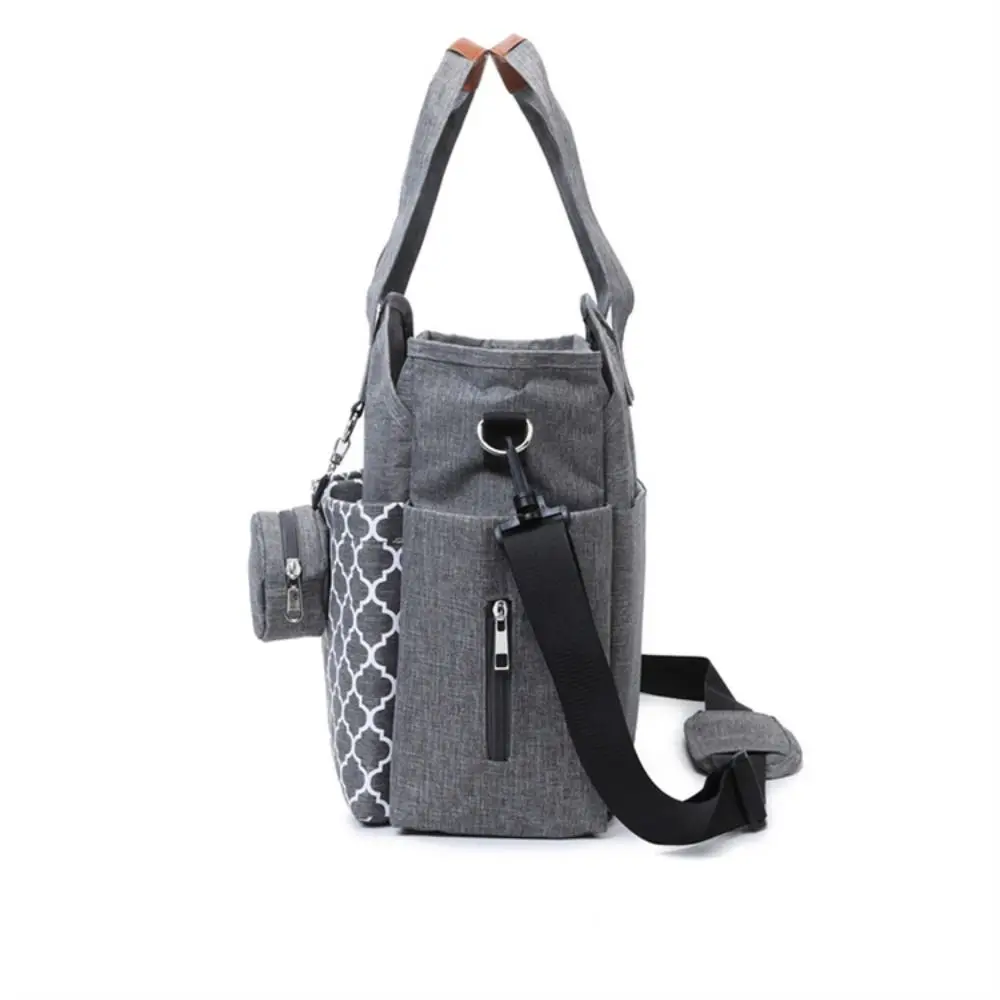 

Large Capacity Baby Diaper Bag Wear-resistant Multi-compartment Mom Stroller Bag Adjustable Shoulder Strap Waterproof Mommy Bag