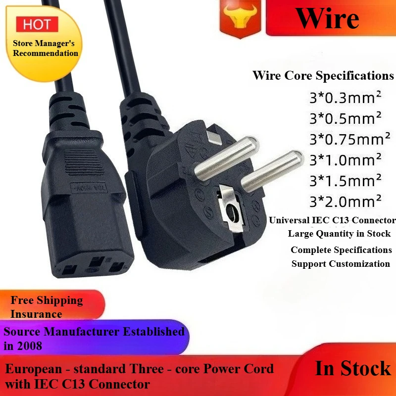 Power Cable C13 Ac …