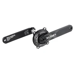 XCADEY-Road Bicycle Mountain Bike  Crankset, Power Meter, Dual Protocol, 7075 Ultra Light, Aluminum Alloy, Bluetooth, ANT +