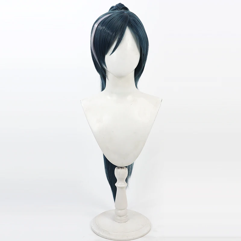 Jeu Genshin Impact Kaeya Cosplay perruque Kaeya Alberich longue queue de cheval perruque pour Comicon Hallowmas fête adulte femmes hommes