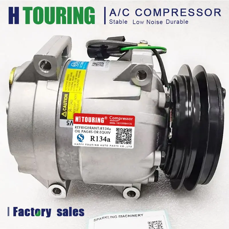 

A/C Air Conditioner Ac Compressor CM7579 24V 1PK for Hyundai Machinery EXCAVATOR Loader LC 220 11Q6-90040 A5W00258A 11Q6-90041