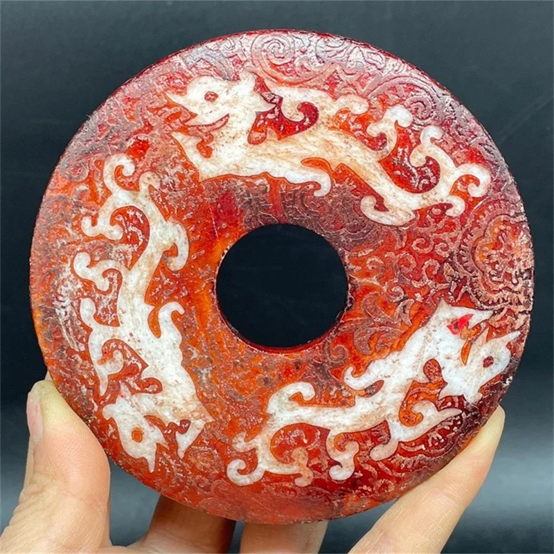 

Imitation Ancient Jade Spear Artifact Unique Shape And Decoration Yuge Stylish Design Home Decor Collectible Item