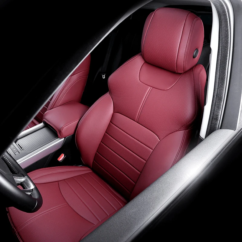 

Customize 98% of Car Seat Cushions Custom Fit Car Accessories Seat Covers For 5 Seats Full Set Top Quality Leather