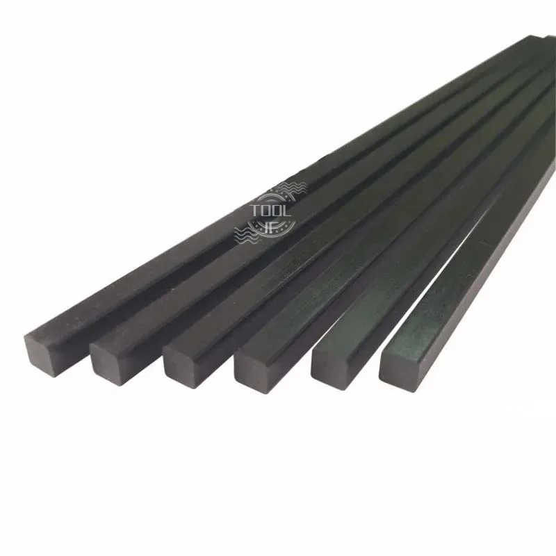 Length 500mm Square Solid Carbon Fiber Rod  High-strength carbon rods  fixed rods Width & Thickness: 2/2.5/3/4/5/6/8/10/20/22mm