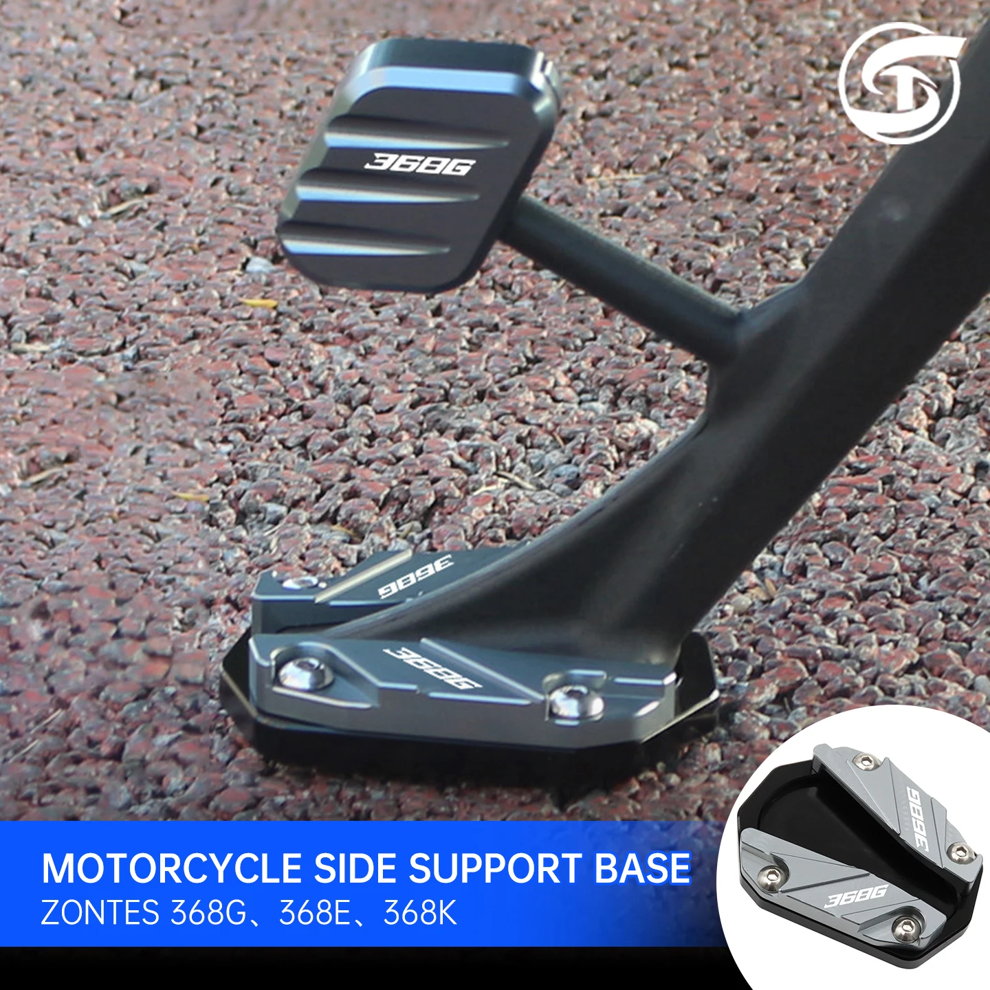 

For ZONTES 368 703 368G 703R 703F 368K 368E 2024 2025 2026 Modification Accessories Foot Kickstand Side Stand Enlarged Pad Pedal