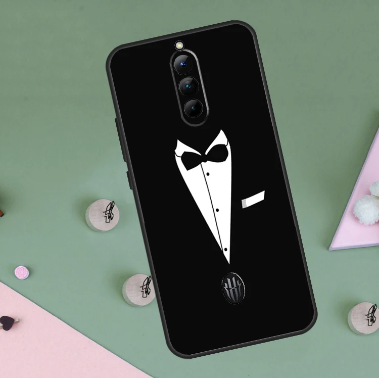 Man Suit Shirt Tie Case For Red Magic 9 8 10 Pro Plus 6 6S 7S 7 Pro 5G 6R RedMagic 9S 8S 10S Pro Plus Cover - view 3