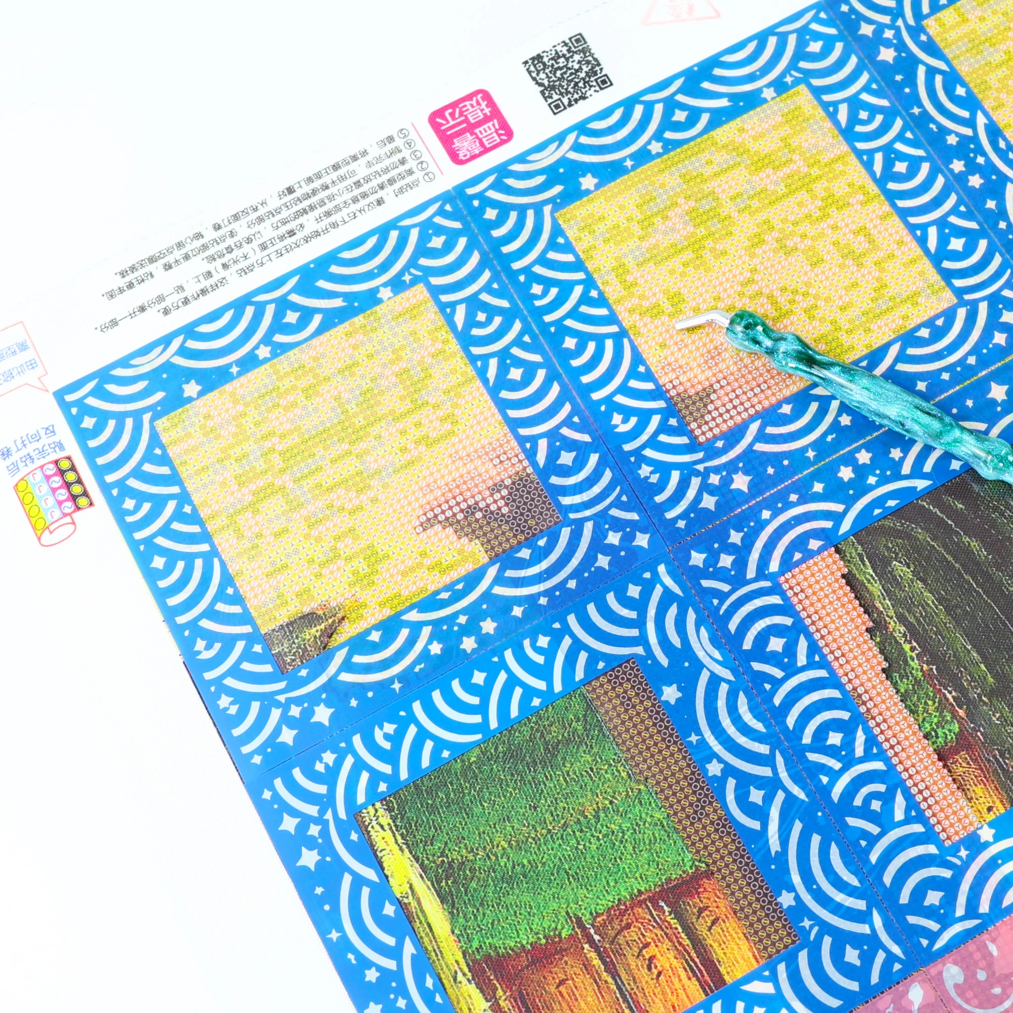 Neue 30 Stück wiederverwendbare Diamantkunst-Abziehfolie, Antihaft-Abziehpapier für Diamantmalerei, 10/15 cm, erleichtert das Arbeiten mit Kunstwerken. – Detail 5