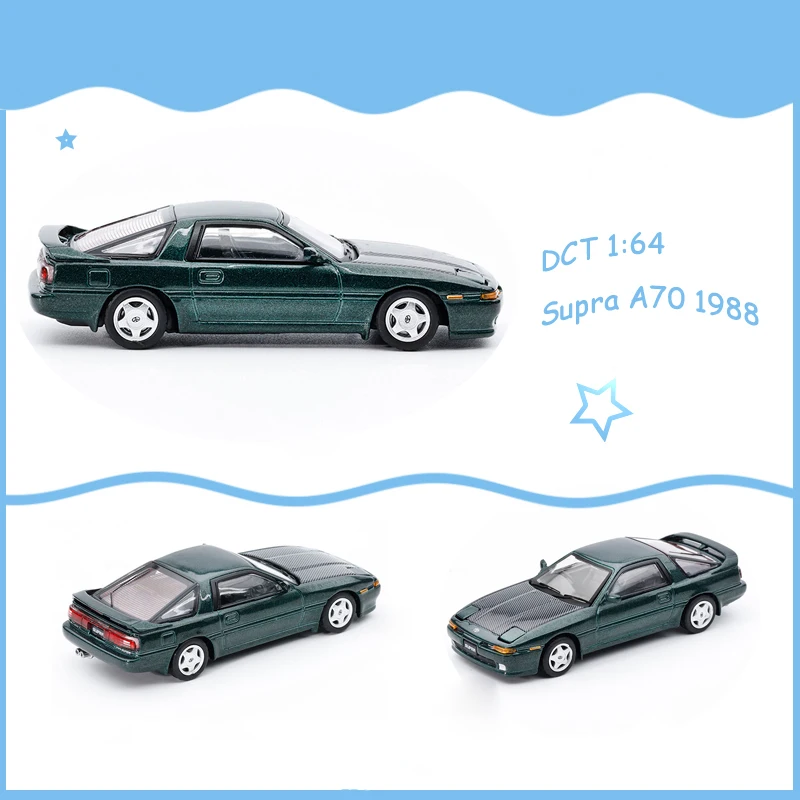 dct-1-64-escala-supra-a70-1988-modelo-de-carro-em-liga-metalica-colecao-de-feriados-presente-brinquedo-de-exibicao-de-lembranca