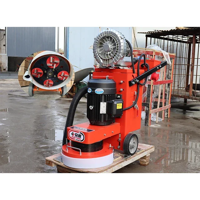 630MM Concrete Ground Grinder 9 KW Concrete Terrazzo Grinding Machine For Road Construction