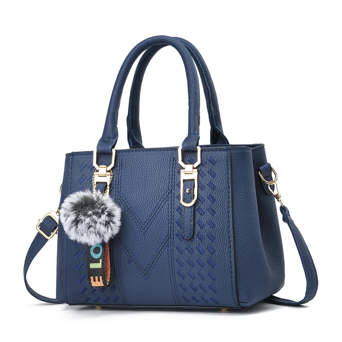 Trendy Womens  Handbag - Stylish Multi-Layer Crossbody Satchel with Secure Top Handle - Versatile Purse for Everyday Chic