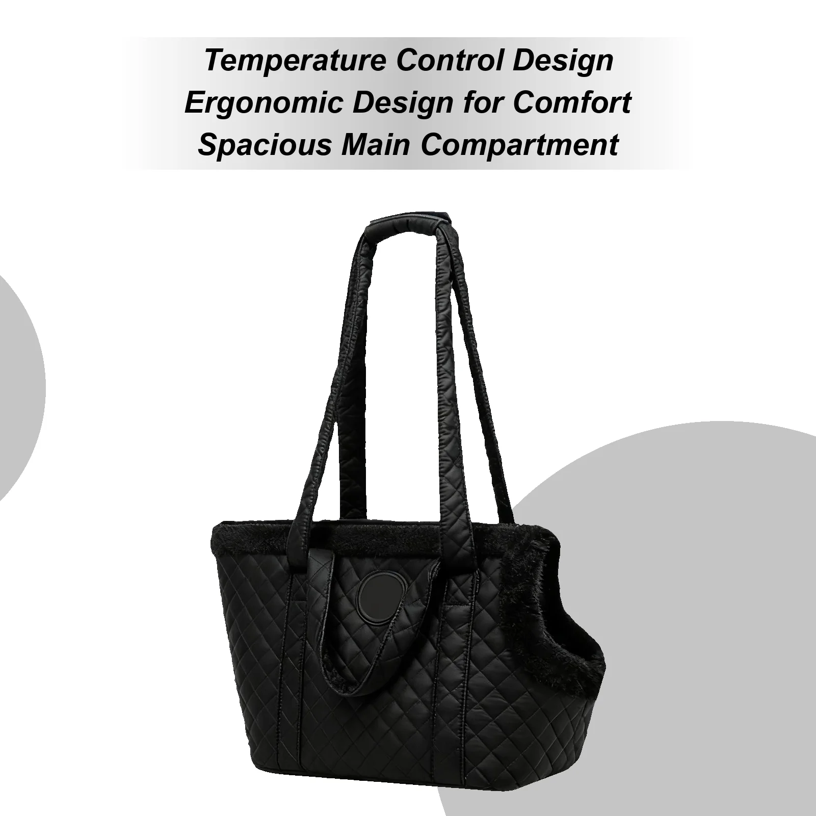 

Dog Bag Carrier Adjustable Shoulder Strap Ergonomic Pouch Cat Carrier Pouch For Cats Puppies Kittens Winter Travel Walk Car