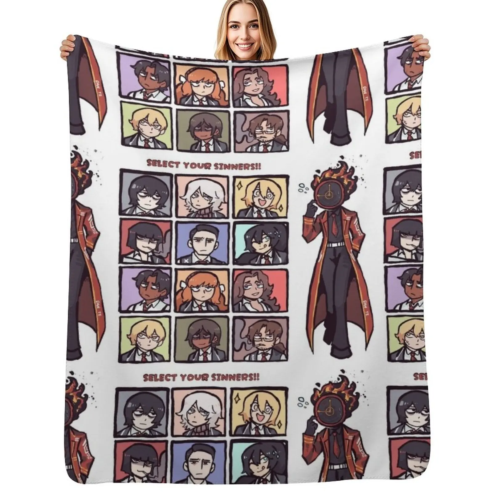 

LIMBUS COMPANY Throw Blanket Cute Plaid Hair Comforter Blankets For Baby Blankets