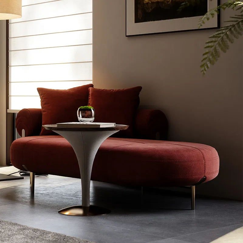 Sofás de salón con acento de diseño, salón de lujo, decoración moderna de gran tamaño, sofá relajante, ahorra espacio, Sillon Cama, muebles de moda