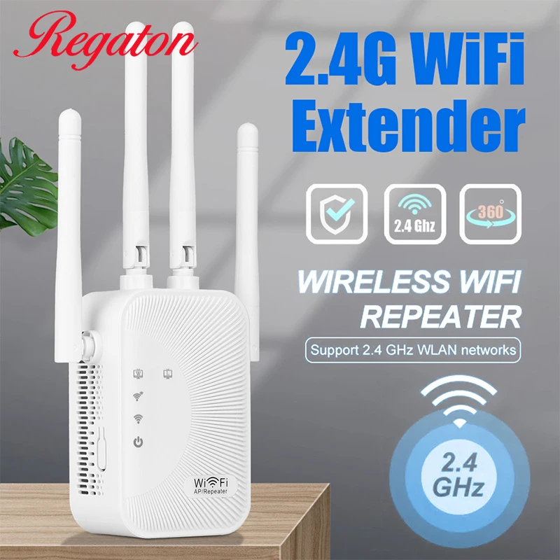 300M 2.4G WiFi Range Extender Wireless Signal Repeater High Speed Amplifier Easy Operation Network Booster For Household